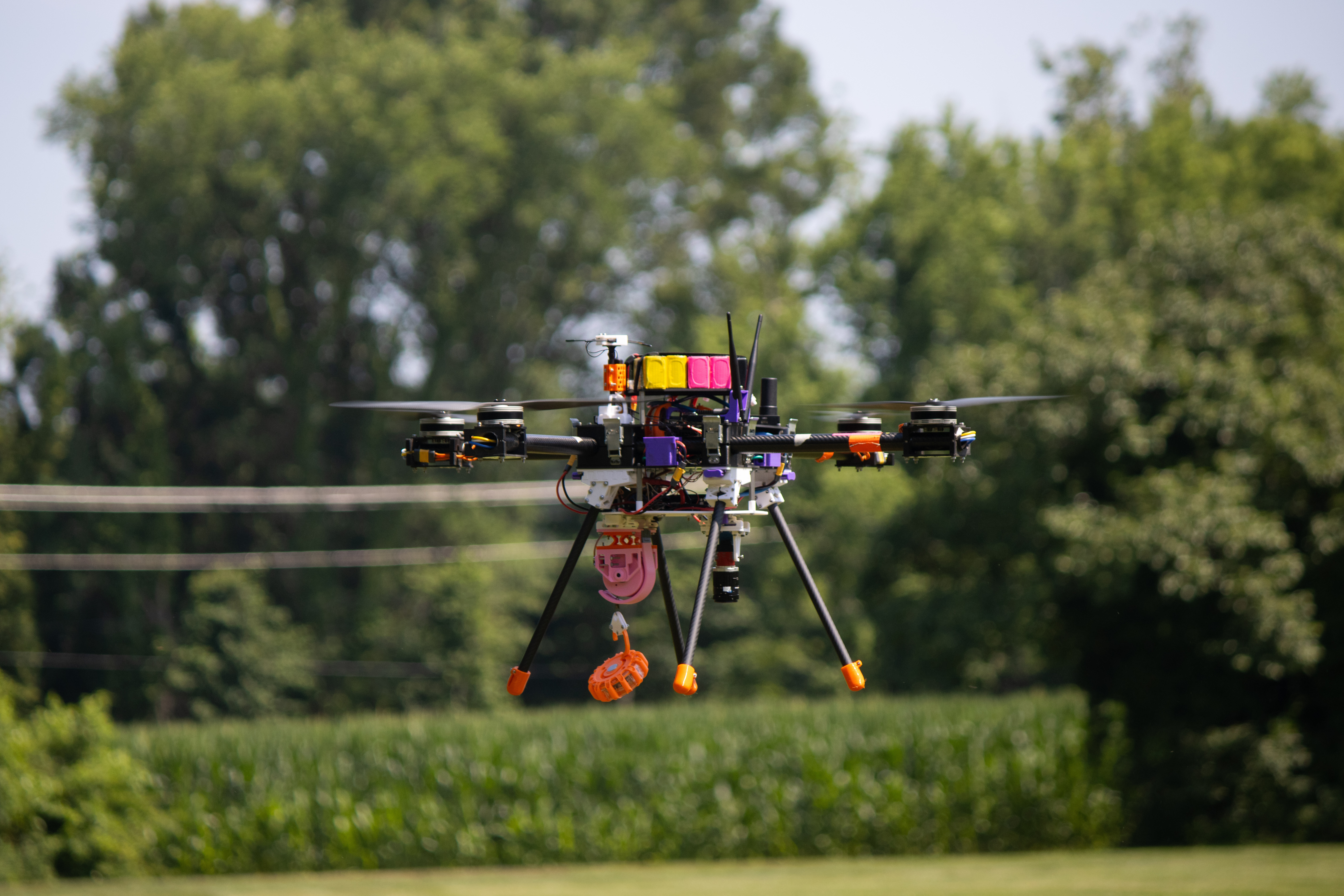 An image of our drone before takeoff
